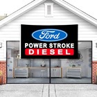 Ford Powerstroke Flag Banner 3x5 Ft Flag Garage Car Show Wall Gift New 