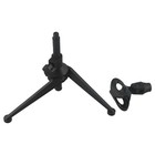 Adjustable Height Tripod Table Stand For Desktop Microphone With Clip Holder