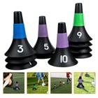 10pcs Creative Multipurpose Portable Training Agility Cones Outdoor Gift