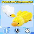 12 Inch Duck Stuffed Animal Plush Toys For Kids And Teens  Cute Yellow Duck Plus