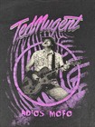 Ted Nugent Medium Adios Mofo T Shirt Concert Music Black Retro Rock Memorabilia