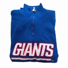Vintage 90s New York Giants Nfl Pro Line Starter 1 4 Zip Pullover - Men s Large
