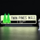Classic 17cm Back To The Future The Sign Of The Parking Twin Pines Mall Model
