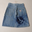 Vtg Georges Marciano Guess Girl Denim Skirt Tie Dye Sz 12 Made In Usa Read 