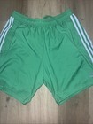 Adidas Men s 3-stripes Climalite Green Shorts  Men s Xl