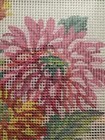 Printed Needlepoint Tapestry Kits With Floss  20x25 Cm   Rto Flowers