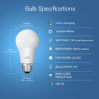 Smart Light Bulbs  A19 Rgbw Color Changing - 60w Eq - 6 Pack