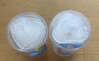 2 Ty Tag Protectors Lock-its Beanie Baby Heart Clear Storage Holders 10 Count