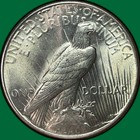 1935 Peace Dollar Brilliant Uncirculated Bu Coin  42056