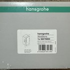 Hansgrohe Xtrastoris Minimalistic Recessed Wall Niche W  Open Frame 12 x 6 x 5 5