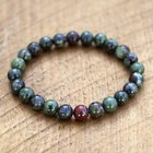 8mm Dragon Blood Stone Beads Healing Balance Reiki Women Men Stretch Bracelet