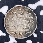 Ee1889  1897  Ethiopia 1 Gersh Lot f4976 Silver 