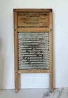 Vintage Small 18  X 8-1 2  Columbus Washboard Co  Dubl Handi Washboard 