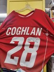 Fresno Falcons Jamie Coghlan Signed Game Used Worn Echl Hockey Jersey 56