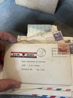 22 Letters In Envelopes With Vintage Stamps 1954 Sent From C a To Nyc