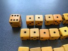 Lot Of 37 Vintage Butterscotch Dice Bakelite  Look