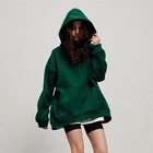 Women Hoodie Basic Pullover Blouse Loose Pockets Hooded Oversize Sweater Tops Ml