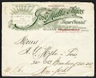 Guatemala 1917 Advertising Cover Franked With 11 Stamps  3 Scans Bazar Oriental