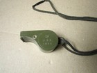 Vintage World War Ii Us Navy Usn  Green Plastic Whistle 1944 Wwii