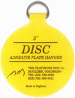 Invisible English  Adhesive Medium Plate Hanger Set  4-3 Inch Hangers 