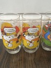 Vintage Mcdonald   s Peanuts Camp Snoopy Collectible Glasses Set Of 6
