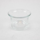 Set Of 6 Clear Glass Tealight Candle Holders Votives - Wedding home