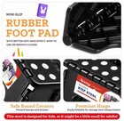 Folding Step Stool 7 5 In Kids Non-slip 176 Lb Black white Polka Dot