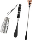 28in Extra Long Handle Shoe Horn Stainless Steel Metal Shoes Remover Shoehorn Us