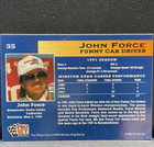  vrhtf Nhra Vintage John Force Funny Car Pro Set Card  Free Shipping