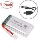 1800mah 3 7v Lipo Battery 25c W  Xh2 54 Plug   Charger For Rc Drone Quadcopter