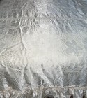 Antique Vintage 1920s Mollye Lilienfeld Silky Satin Ruffle Border Full Bedspread