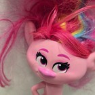 Dreamworks Trolls Poppy Doll Pink Hair Rainbow Highlights Posable Figure