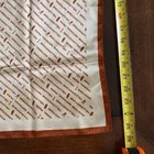 Vintage 1981 Souvenir Yellowstone National Park Scarf Old Faithful 25  Square