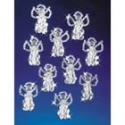 Beadery Holiday Beaded Ornament Kit-little Angels 2 5  Makes 18  Bok-5527