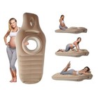 Inflatable Pregnancy Pillow Full Body Maternity Airbed For Tummy Sleeping Suppor