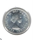 1964 Canadian Proof Like Qeii   Schooner Silver 10 Cent Dime Coin 