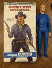 Marx Johnny West Adventure Vintage Jwa General Custer W box Blue   Silver Gear