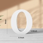6 Inch White Unfinished Wood Letters Wall Decor Wooden Letters Set Of 6 Inch