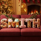 Throw Pillow Sunburst Baby Photo Personalized Flower Design Nursery Decor