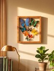 Blue Morpho Butterfly Collection  8 Real Butterflies Framed With Glass