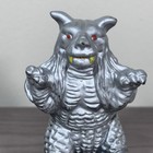 Vtg Super Dino Monsters Kaiju Ultraman Sofubi Vinyl Toy Figure Silver Gray Rare