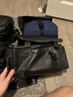 Vintage Camera Bags Lot Of 4 With Straps Leather Multi Compartment Shoulder Case