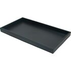 3 Black Plastic Jewelry Display Travel Tray Storage 14 3 4  X 8 1 4  X 1 
