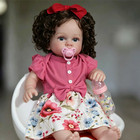 22inch Real Reborn Baby Dolls Realistic Girl Handmade Lifelike Newborn Doll Gift