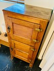 Beautiful Antique-vintage Oak Ice Box 