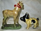 One Antique French Bulldog Childs Room Cast Iron Statue Home Dog Doorstop Hubley
