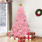7 5 Ft Pre-lit Spruce Artificial Christmas Tree With 1350 Pvc Tips   550 Warm   