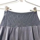 Vintage Bestform Half Slip Skirt S Small Black Lace Nylon Lingerie Cottage Vamp