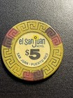  5 El San Juan Puerto Rico Casino Chip Esj-5g