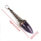 Chakra Crystal Bullet Cone Pendulum Pendants Quartz Gemstone Metal Dowsing Gifts